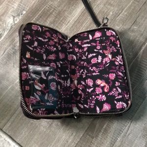 RFID Crossbody w/ Faux Leather Trim